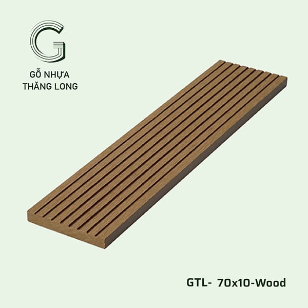 Gỗ Nhựa Ngoài Trời GTL-70x10-Wood