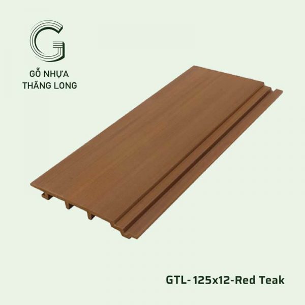 Gỗ Nhựa Ngoài Trời GTL-125x12-Red Teak