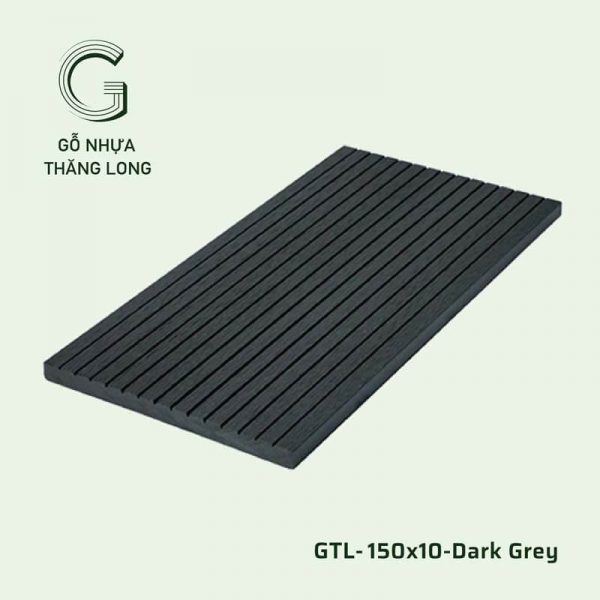 Gỗ Nhựa Ngoài Trời GTL-150x10-Dark Grey