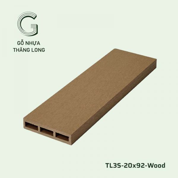 Lam Gỗ Nhựa Ngoài Trời TL3S-20x92-3S-Wood