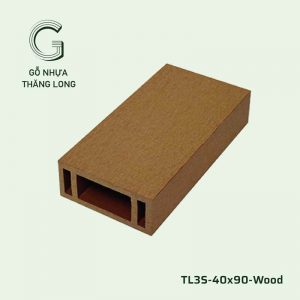 Lam Gỗ Nhựa Ngoài Trời TL3S-40x90-Wood