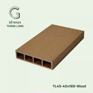 Lam Gỗ Nhựa Ngoài Trời TL4S-40x180-Wood