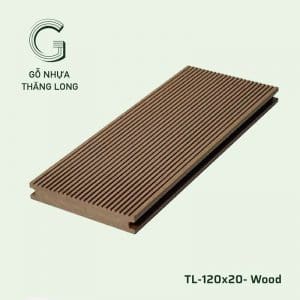 Sàn Gỗ Nhựa Ngoài Trời TL-120x20- Wood