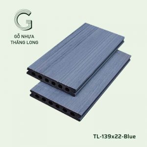 Sàn Gỗ Nhựa Ngoài Trời TL-139x22-Blue