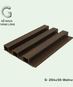 Tấm Ốp Lam Sóng G-204x30-Walnut