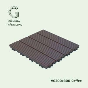 Vỉ Gỗ Nhựa VG300x300 Coffee