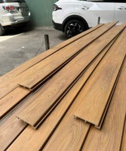 Tấm ốp tường, trần gỗ nhựa ngoài trời ASA màu wood