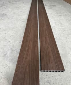 Sàn gỗ nhựa ngoài trời cao cấp 2 lớp phủ ASA brown